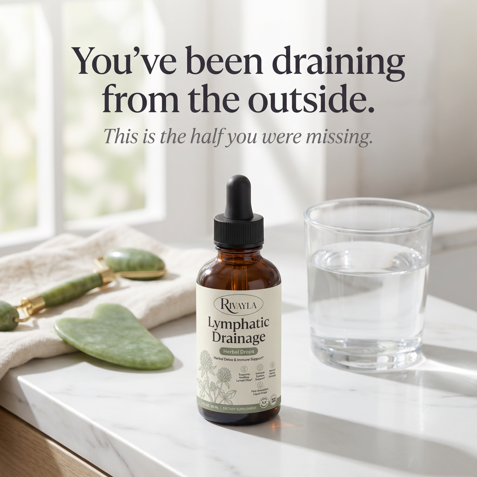 You've been draining from the outside. This is the half you were missing